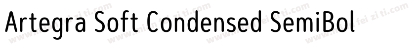 Artegra Soft Condensed SemiBold字体转换